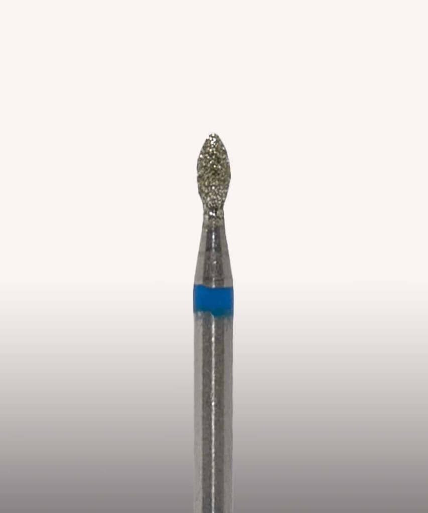 Punta fresa goccia (blu)