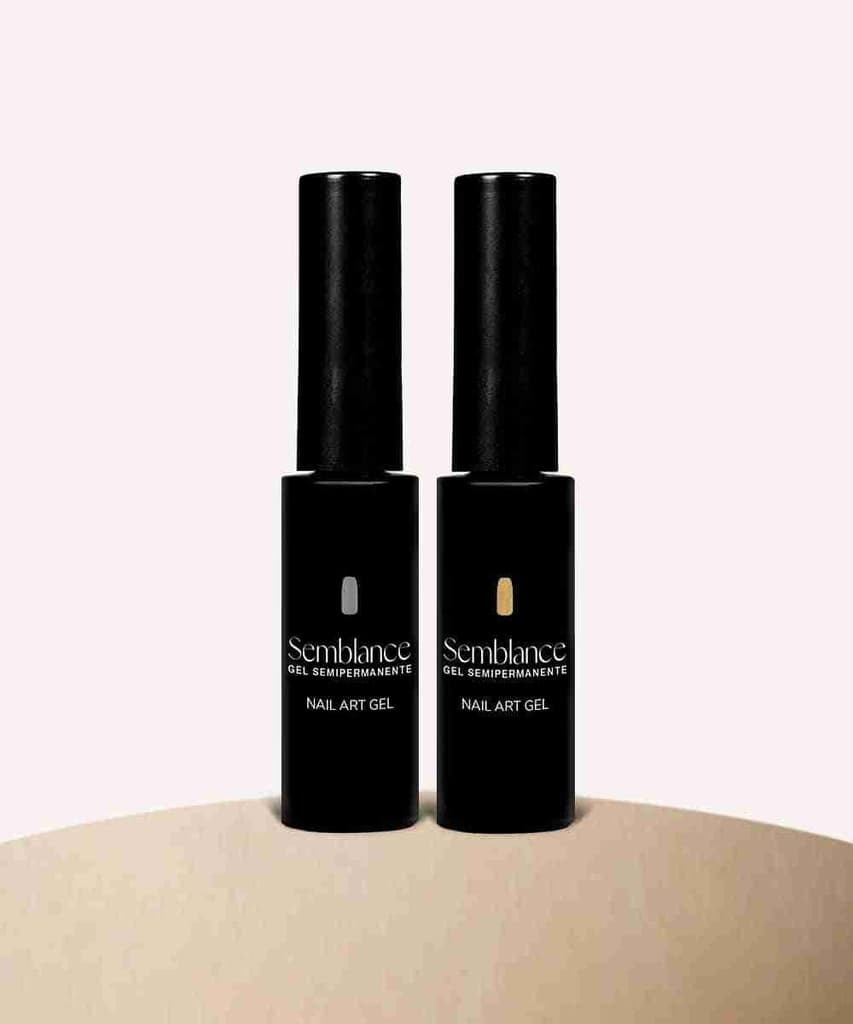 Kit nail Art Metal oro e argento